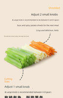 Gold Kitchen Chopping Artifact Multi-Functional Cutter