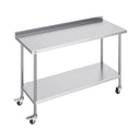 SucceBuy Stainless Steel Work Table Commercial Food Prep