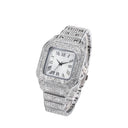 Square Men Quartz Watch Stainless Steel