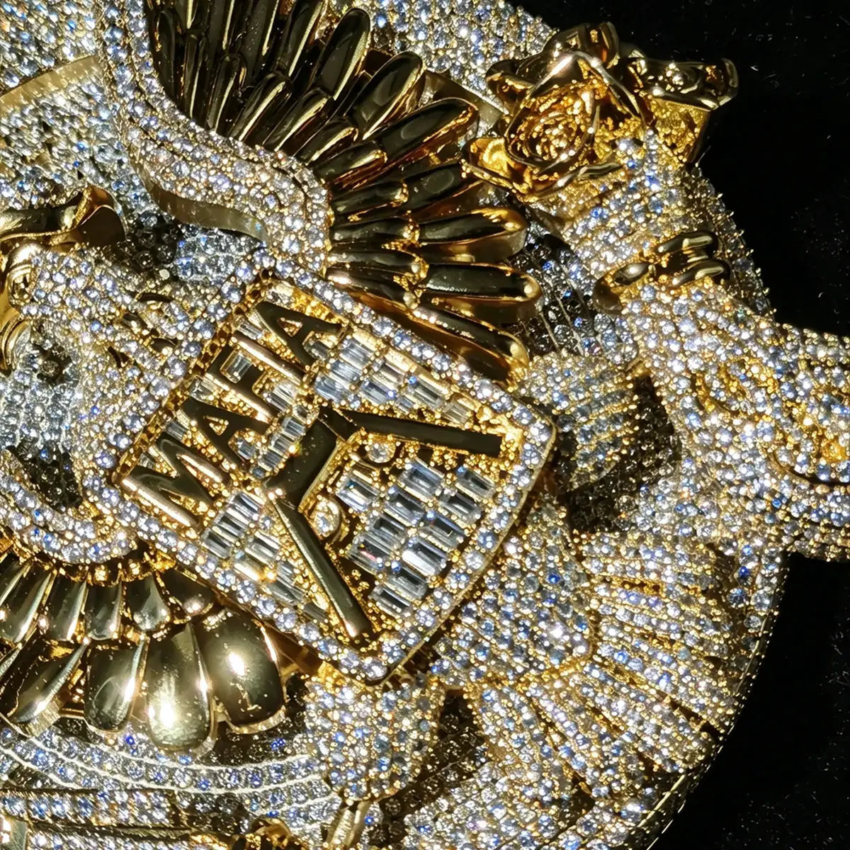 Gold Plated Cz Eagle Pendant — product image 2