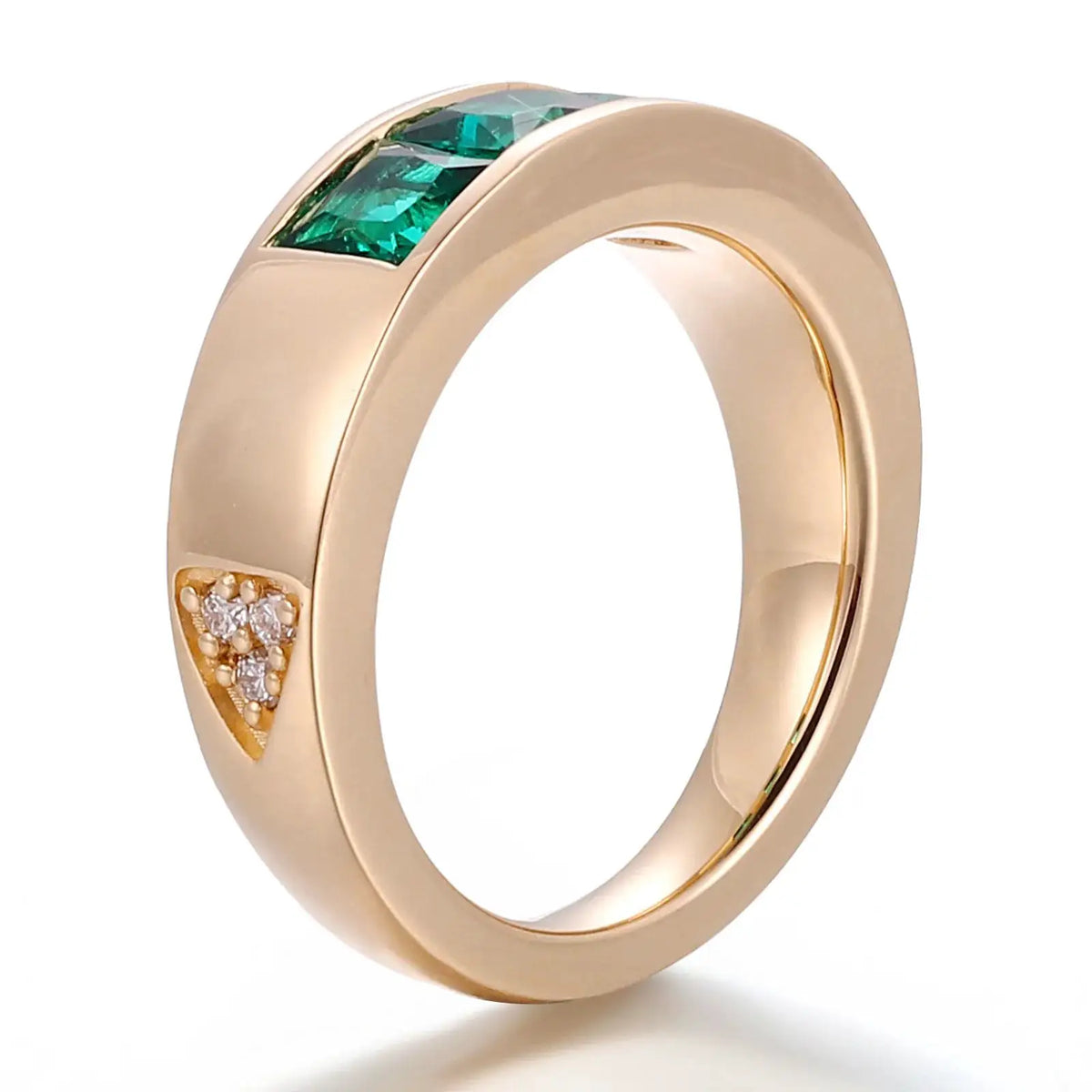 Square Stone Ring With Metal Options — product image 2