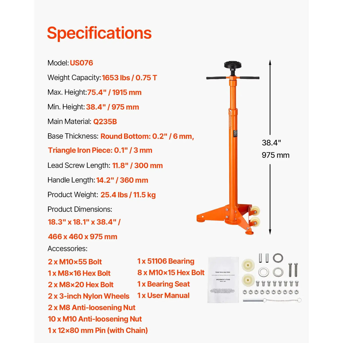 Auto Maintenance Lift Jack Stand — product image 8