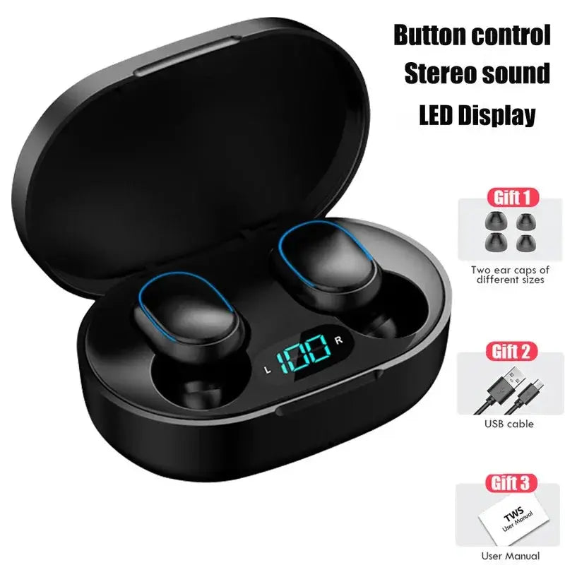 Original E7S Wireless Bluetooth Headset with Mic Earbuds