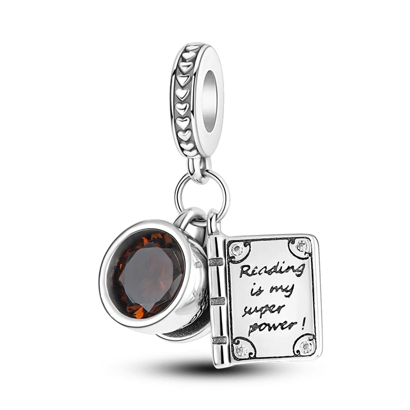 Charm Sterling Silver Happy Graduation