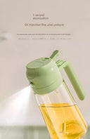 Glass Spray Oil Bottle Jar For Air Fryer Kitchen Use