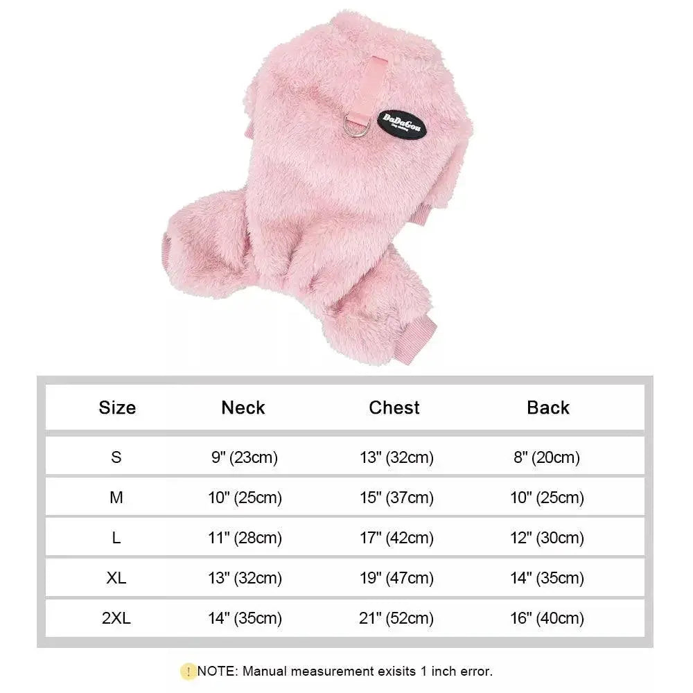 Warm Coral Fleece Pet Vest Coat for Small Medium Dogs Cats