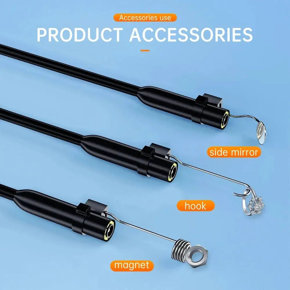 Android Endoscope 2 In 1 Camera USB C iOS Borescope Waterproof - stepyours.com
