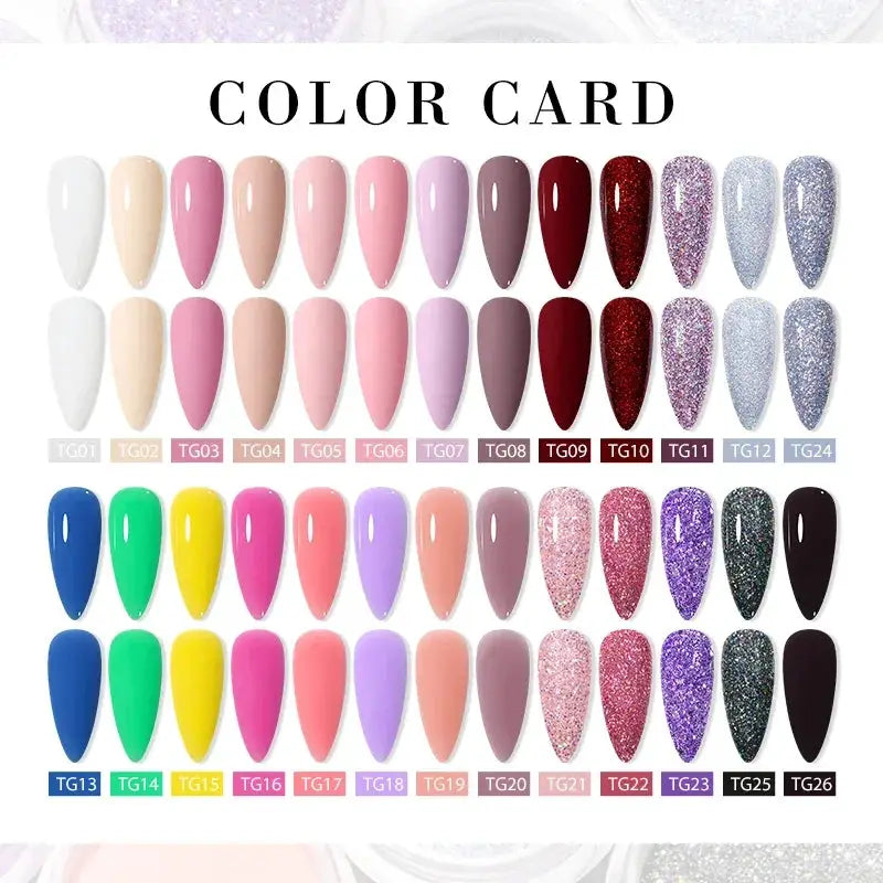 Sparkling Nude Pink Dipping Nail Powder 5G 10G Glitter