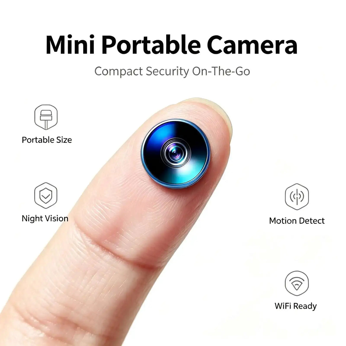 Mini WiFi Camera, HD Small Nanny Cam with Infrared N1 4K — product view 1