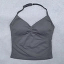 Women Yoga Set Backless Halter High Waist Seamless
