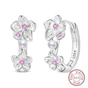 Sterling Silver Colorful Butterfly Dragonfly