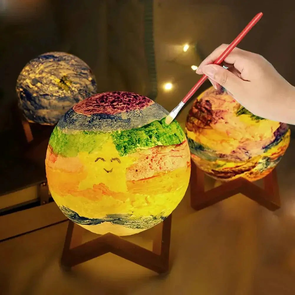Customizable 3D Moon Lamp Night Light for Kids Bedtime