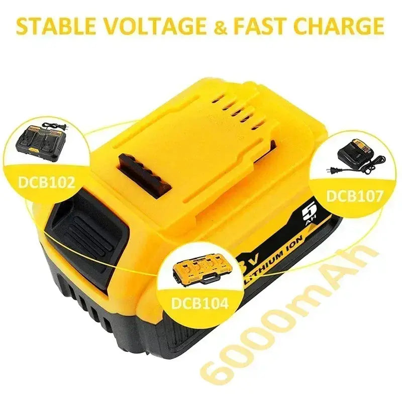 High Capacity 6Ah 18V Lithium Ion Battery For Tools