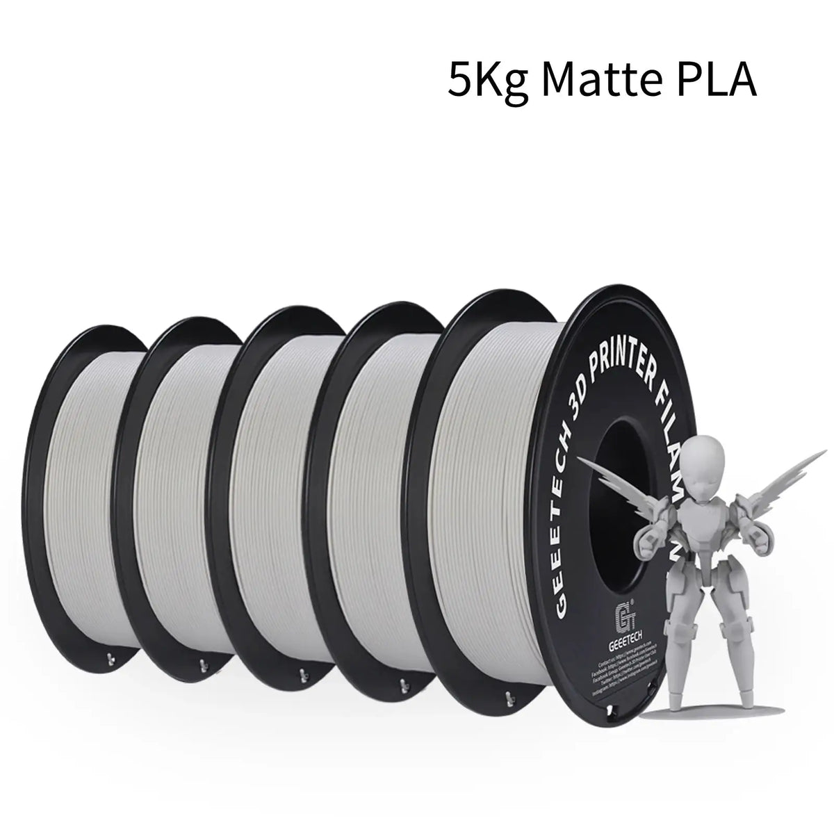 Matte PLA Filament Spool — product view 13
