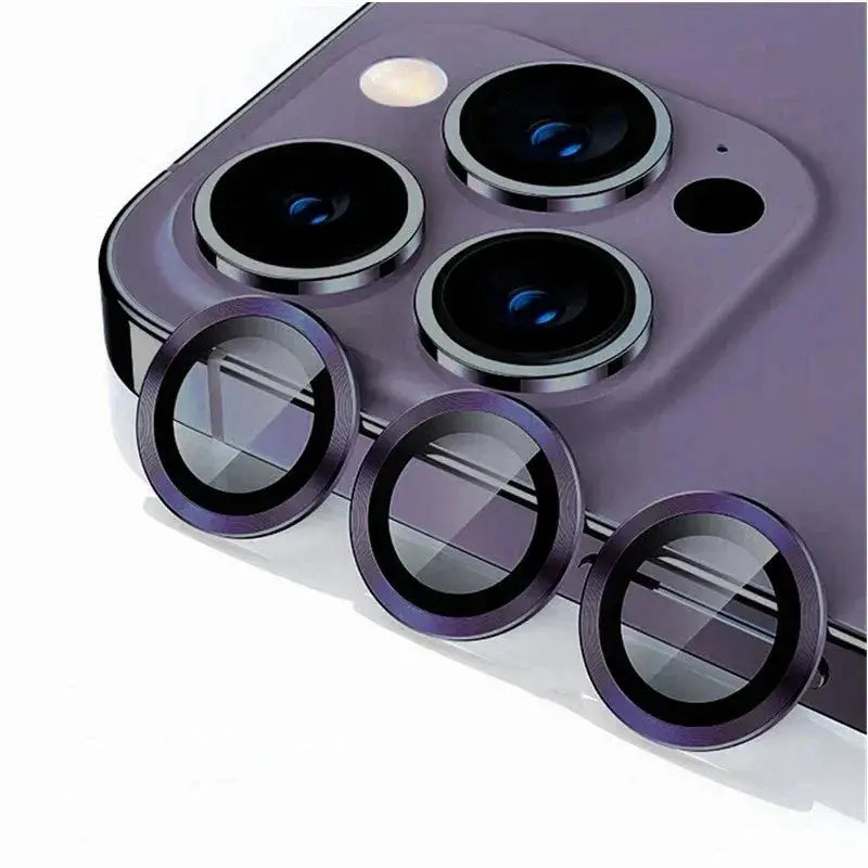 Lens Metal Ring Protector Glass For IPhone 14 Pro Max Case