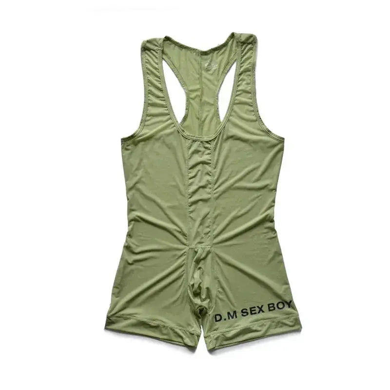 Men Breathable Ice Vest Bodysuit Compression Shapewear