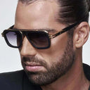 Vintage Luxury Square Sunglasses for Men and Women Stylish