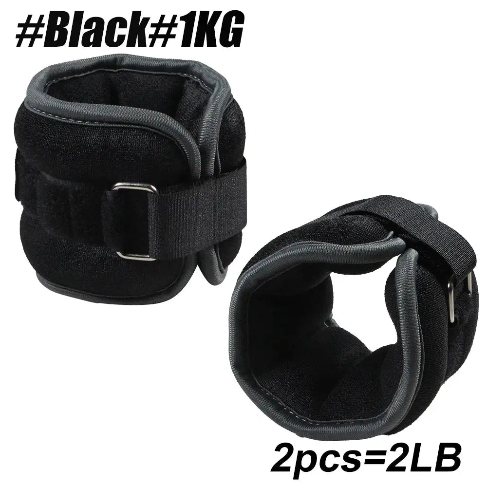 1Pair Adjustable Ankle & Wrist Weights - Neoprene Leg & Arm Weights for Women,Men,Kids - Strength Training for Running,Yoga, Gym
