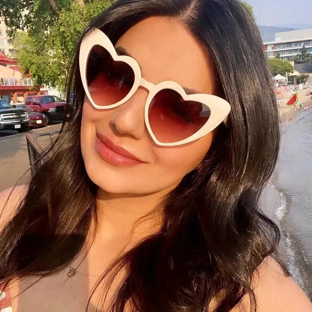 Heart Shaped Sunglasses for Bachelorette Fun Bride Squad