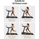 Portable 3 In 1 Treadmill With Incline For Home Gym And 12 Modes