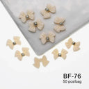 Ribbon Bow Nail Art Kit Elegant Black White Design Set