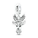 Sterling Silver Charm Pendant Sun