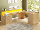 Wooden Office Desk With Drawers