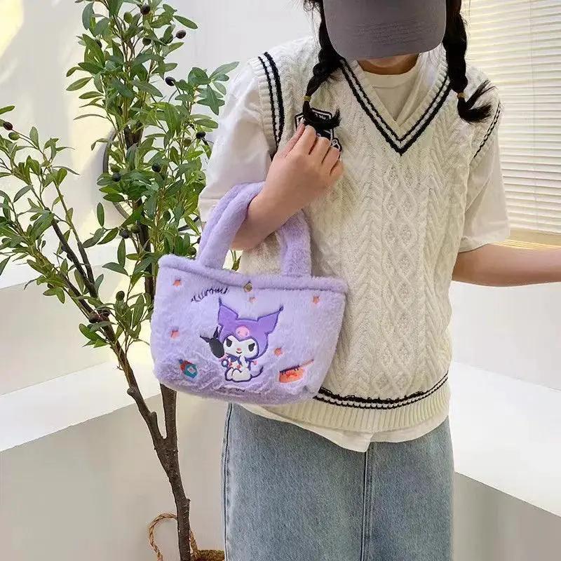 Kuromi Sanrio Plush Backpack For Girls Gifts Cute Edition
