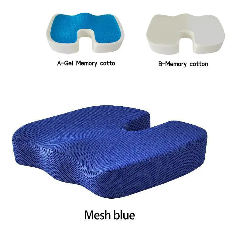 Ultimate Comfort Ergonomic Gel Memory Foam Seat Cushion