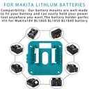 Universal 18V Battery Holder for Makita Milwaukee Storage