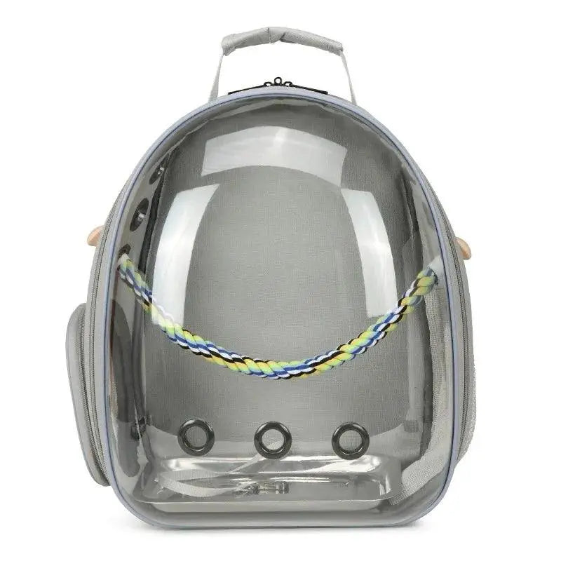 FeatherSafe Bird Carrier With Perch Rope Safe Travel Cage