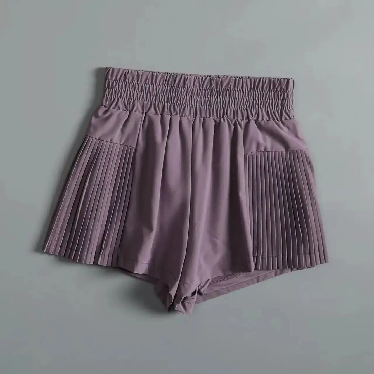 Women's Sports Shorts with Pockets, Quick-drying Shorts High-waisted Faux Two-piece Yoga Pants Running And Fitness Shorts summer