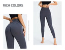 Nude Yoga Pants for Women High Waist Seamless Hip Lifting Fitness Design