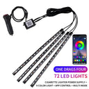 Rgb Car Ambient Foot Strip - App Music
