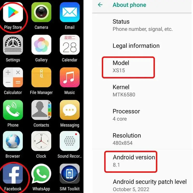 SOYES XS15 Mi Phone Compact 3G Dual SIM Smartphone
