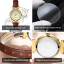Stainless Steel Womens Quartz Watch