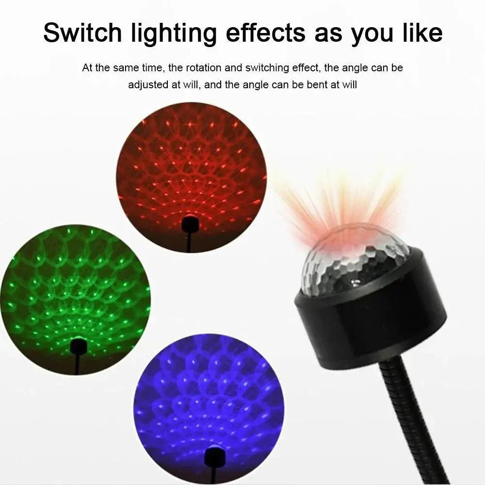 Mini LED Car Roof Star Light Projector Galaxy Lamp
