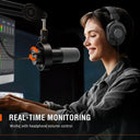 USB XLR Mic for Home Studio Clear Sound