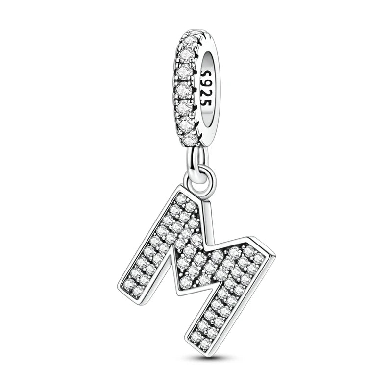 A-z Letter Charm Beads Pendant