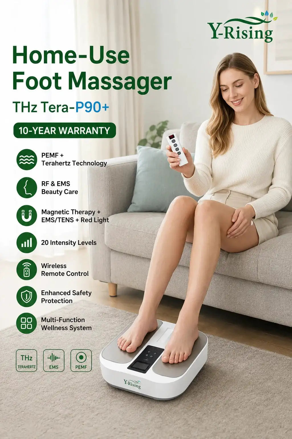 Oly le 2026 New Tera P90 Plus Terahertz Bioresonance Instrument Iteracare Terahertz Device Itera Foot Massager with THz