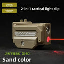 Portable Red Laser Led Rail Flashlight