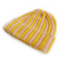 Striped Wool Knit Winter Hat