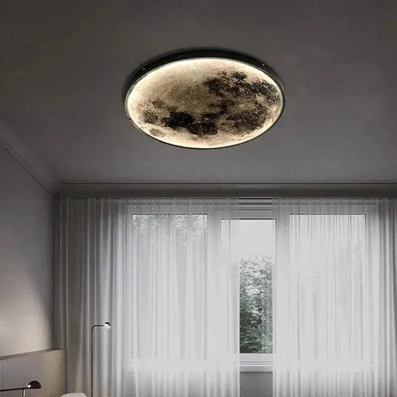 Dimmable Moon Wall Light Elegant Bedroom Living Room