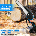 Cordless Handheld Chainsaw Electric with Batteries Chains