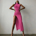 Flattering Orange Midi Dress for Women