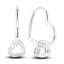 Silver Plated Earrings Rose Gold