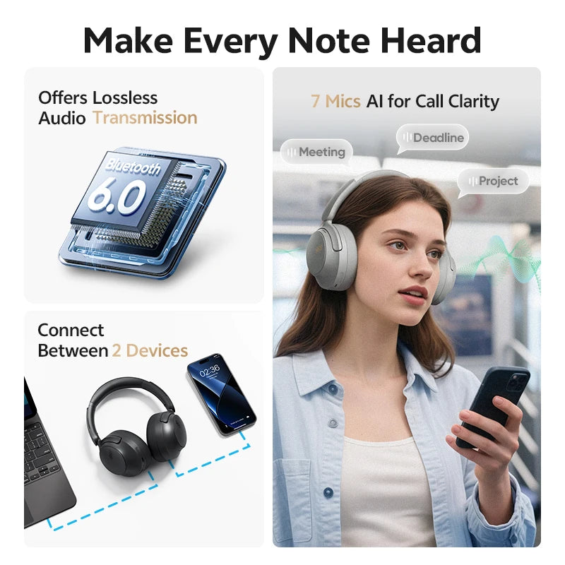 QCY H3S 56dB Adaptive ANC