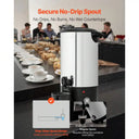 Commercial Coffee Urn, Cup L Hot Beverage Dispenser With Dripless