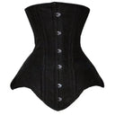 Underbust Corset 18 Spiral Steel Boned Body Shaper Women