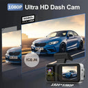 Smart 3 Channel Dash Cam for Cars 1080P Footage HD